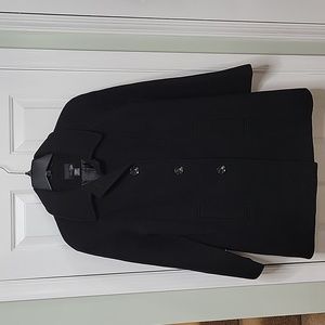 Back wool blend Pea Coat